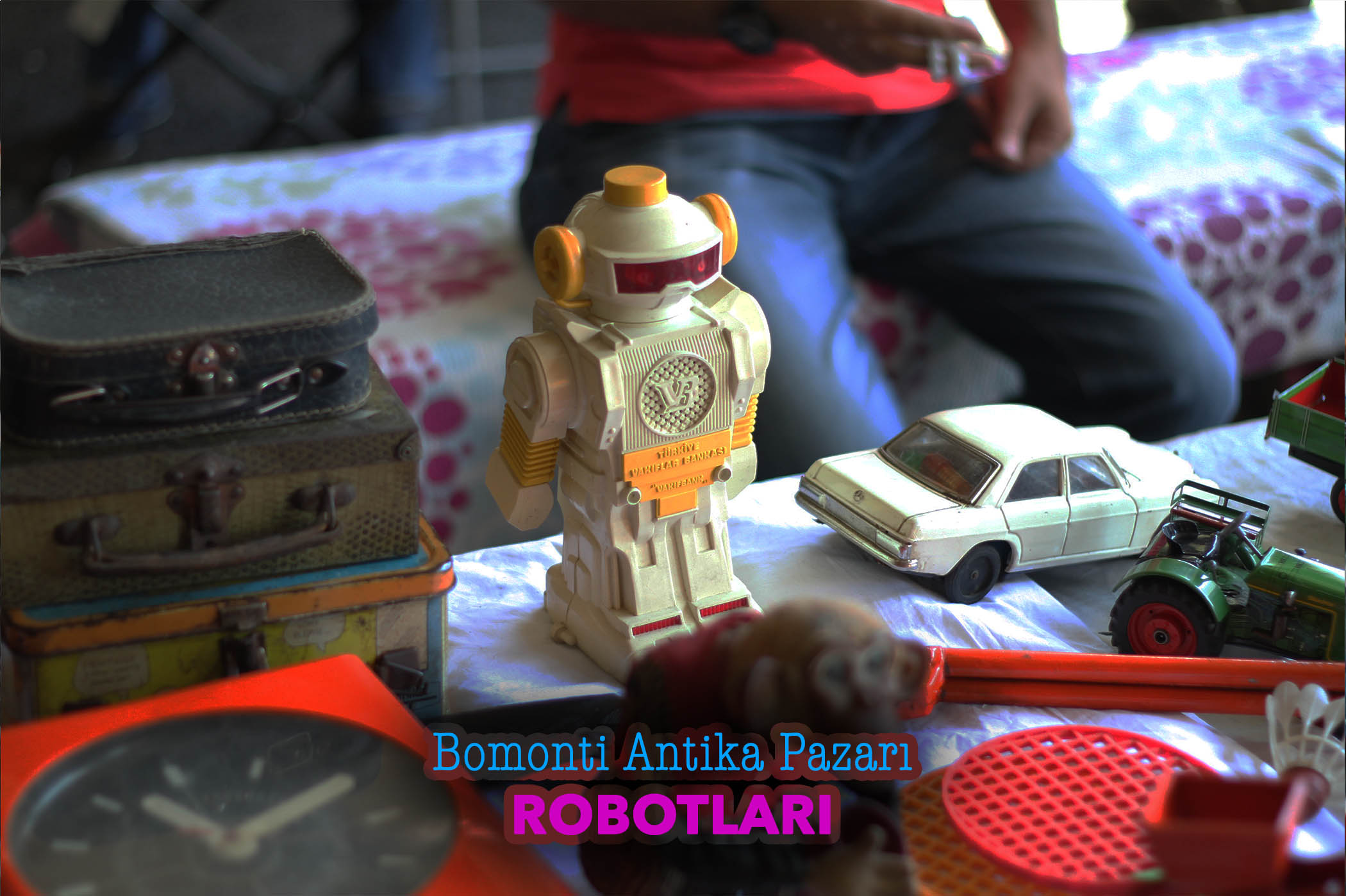 bit pazarı robot vintage tokat oyuncak eski 2.el